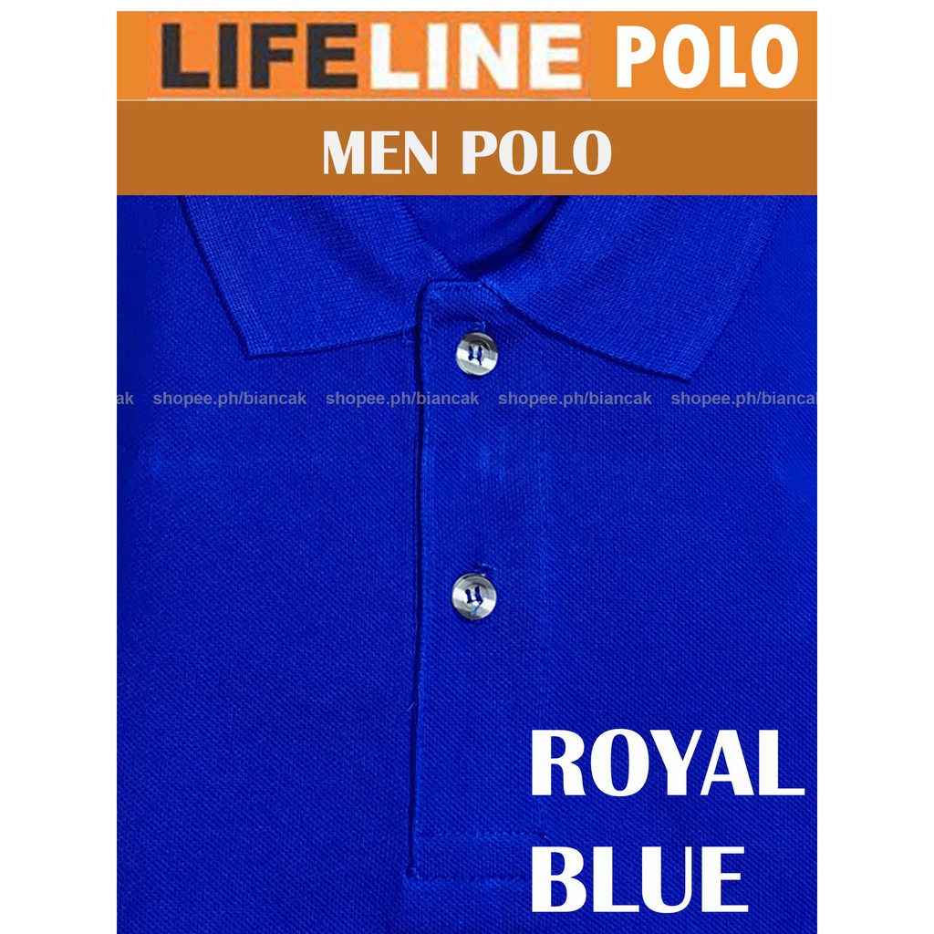 ORIGINAL LIFELINE MEN POLO SHIRT XL 2XL 3XL VIOLET PINK MAGENTA