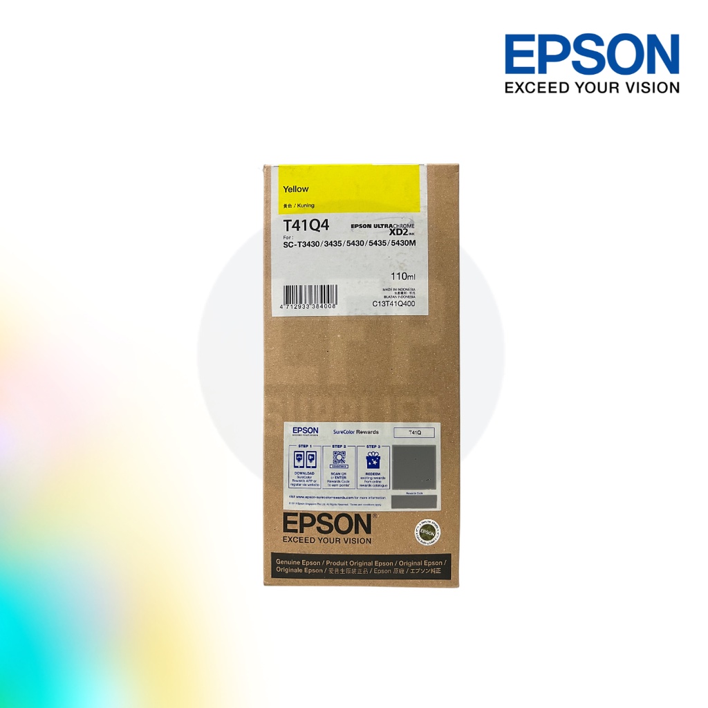 Epson T41 Ink Cartridge (for T5430 / T3430 / T3435 printers) | Shopee ...