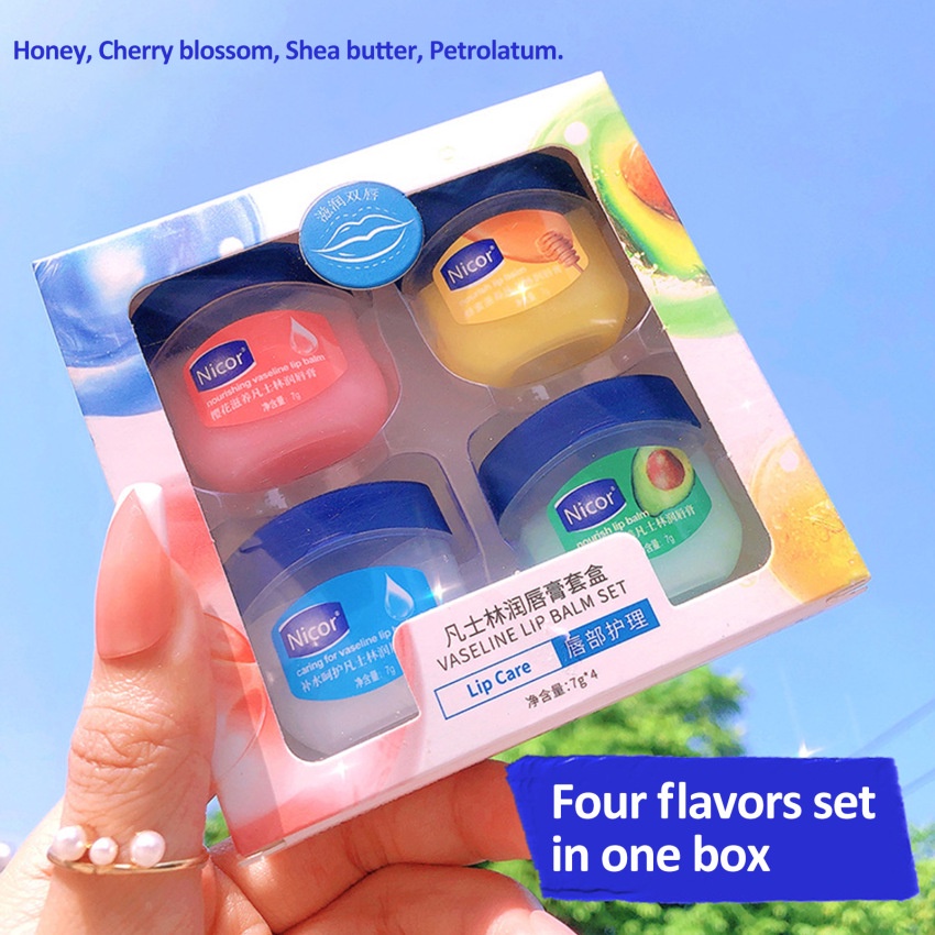 Vaseline Lip Balm Moisturizing Lipstick Base Moisturizer Makeup Natural