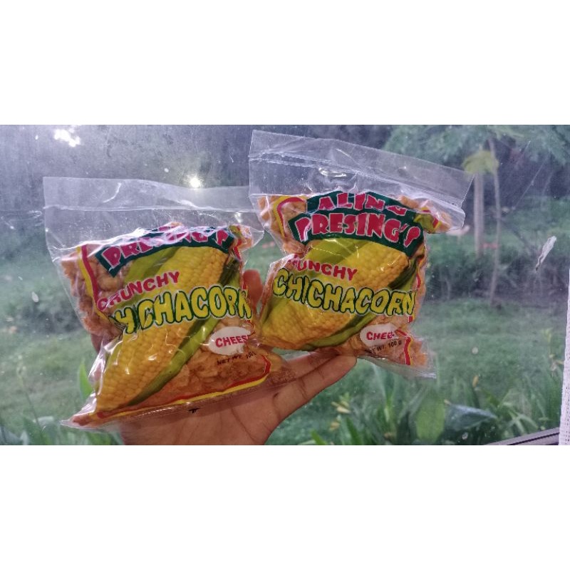 Crunchy Chichacorn cheese flavor(100grams) PRODUCT OF PAOAY, ILOCOS