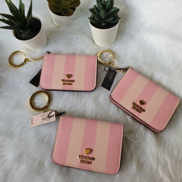 Pretty Pink Wallet Keychain