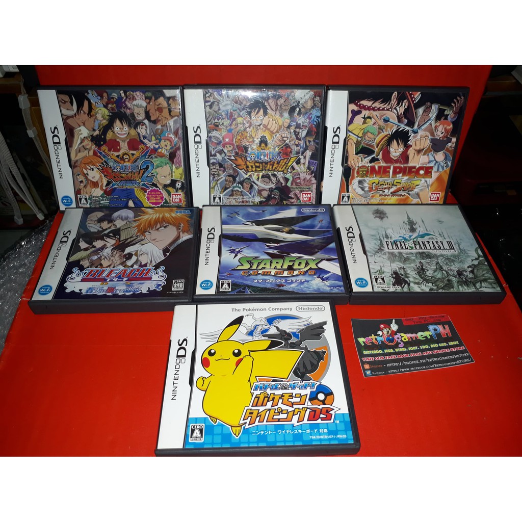 Nintendo DS Games (Japanese Version) All with Manual | Shopee Philippines