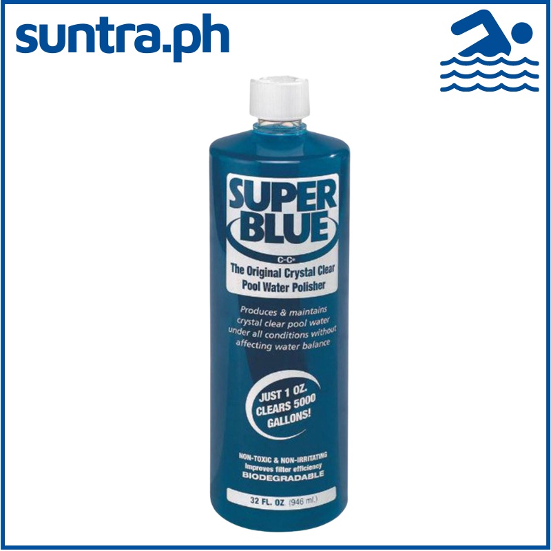 Suntra Super Blue Pool Water Clarifier 32oz Shopee Philippines