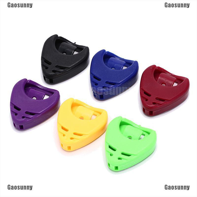 【COD】6pcs heart shape guitar pick collection holder guitar pick case