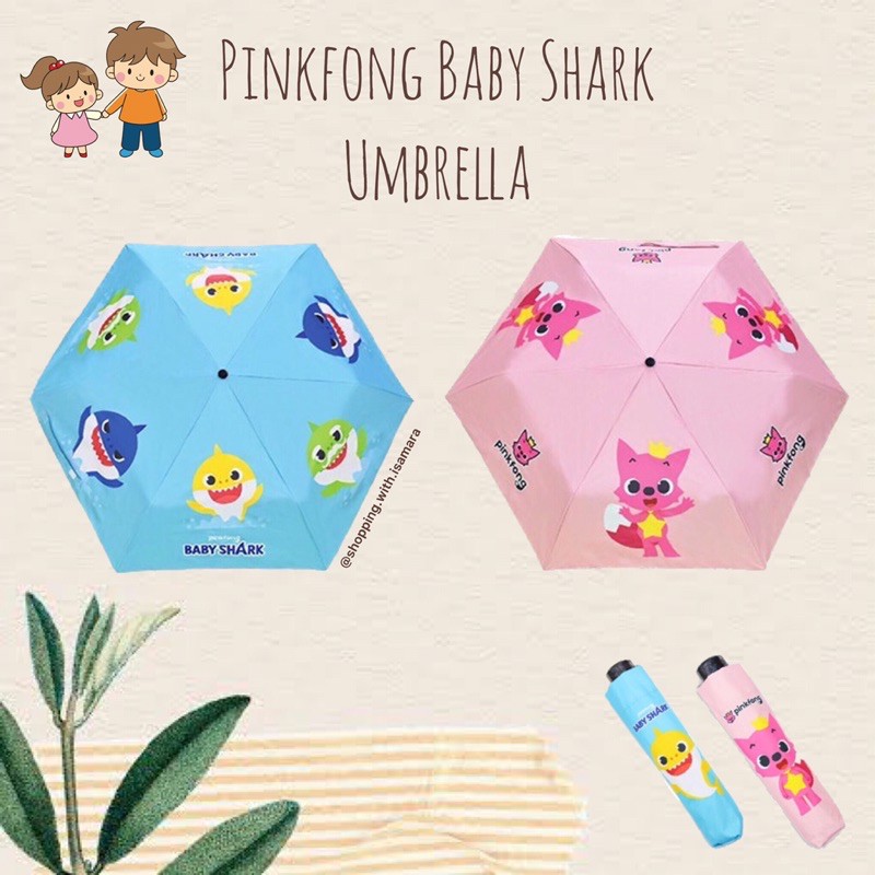Ori Pinkfong Baby shark Umbrella/Umbrella Shopee Philippines