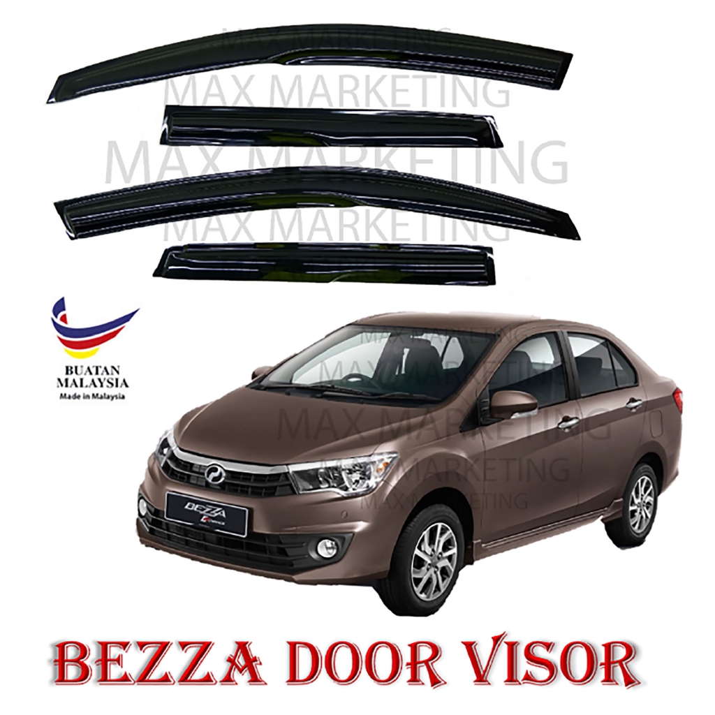 PERODUA BEZZA PERODUA FIT GD2 DOOR VISOR/WINDOW VISOR (1 BOX 4 PCS)(MG ...