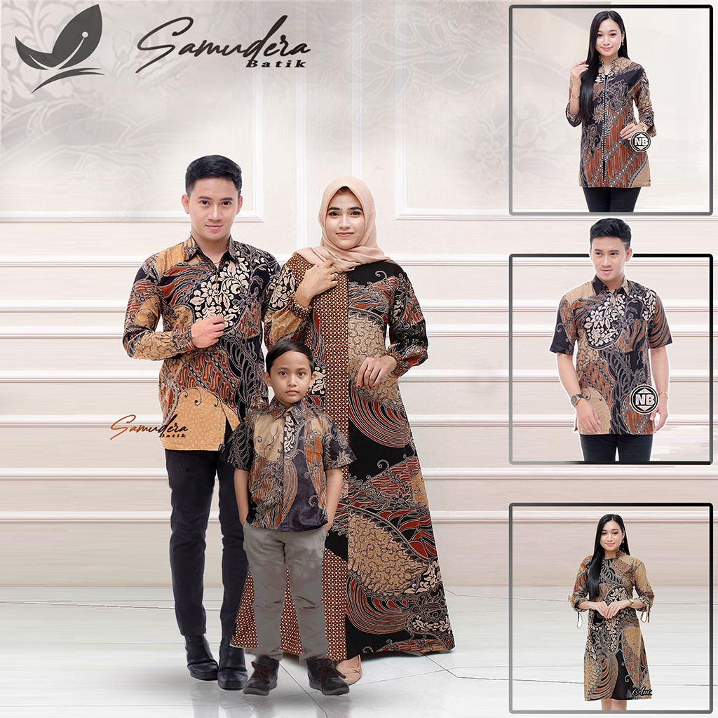 Maura Couple - Sania Ruffle BATIK Couple Ori Ndoro Jowi Shopee ...