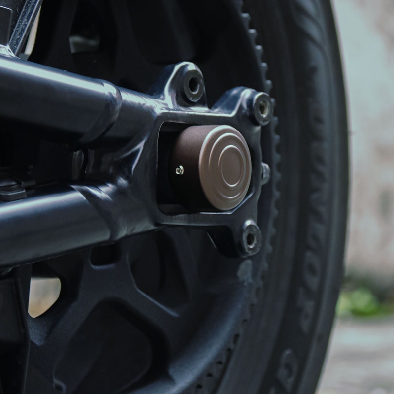 F0F0PH Motorcycle Rear Axle Nut Covers Aluminum Cap for Sportster S ...