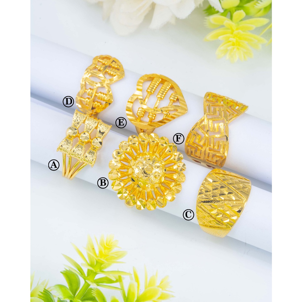 2022 Viral Adult Ring Bangkok Gold Shine Pung Store | Shopee Philippines