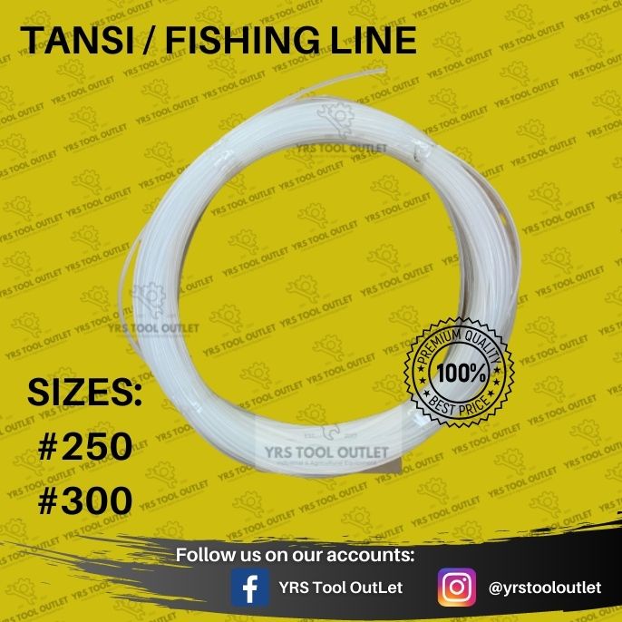 Tansi / Fishing line / Nylon string #250 OR #300 | Shopee Philippines