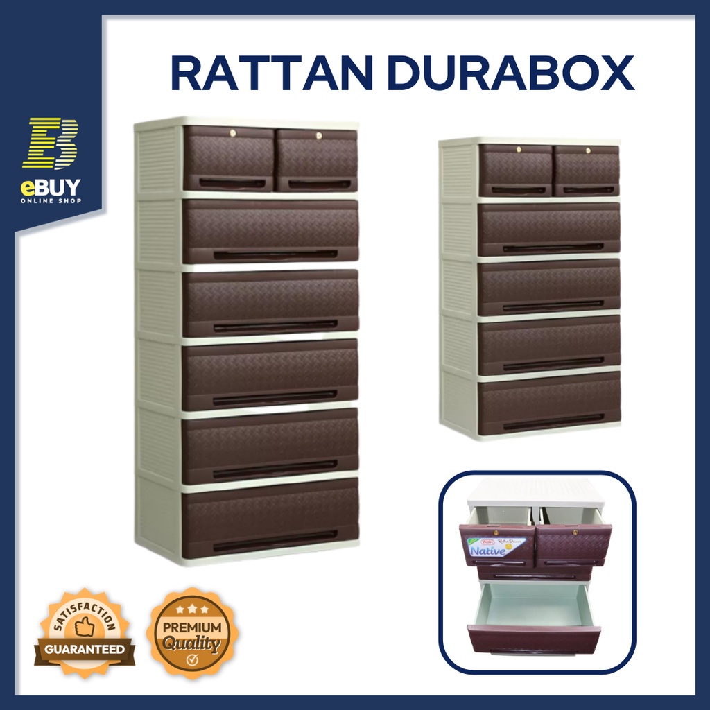 Zooey Native Rattan Drawers 56 Layers Drawers Clothes Storage