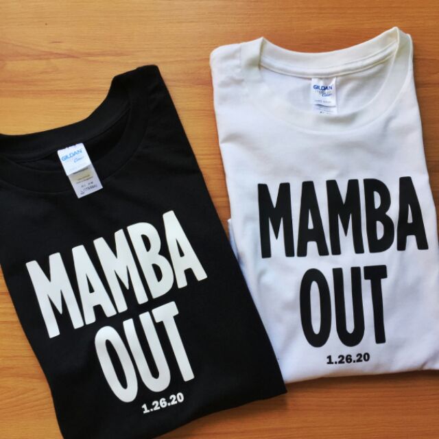 Mamba out t shirt best sale