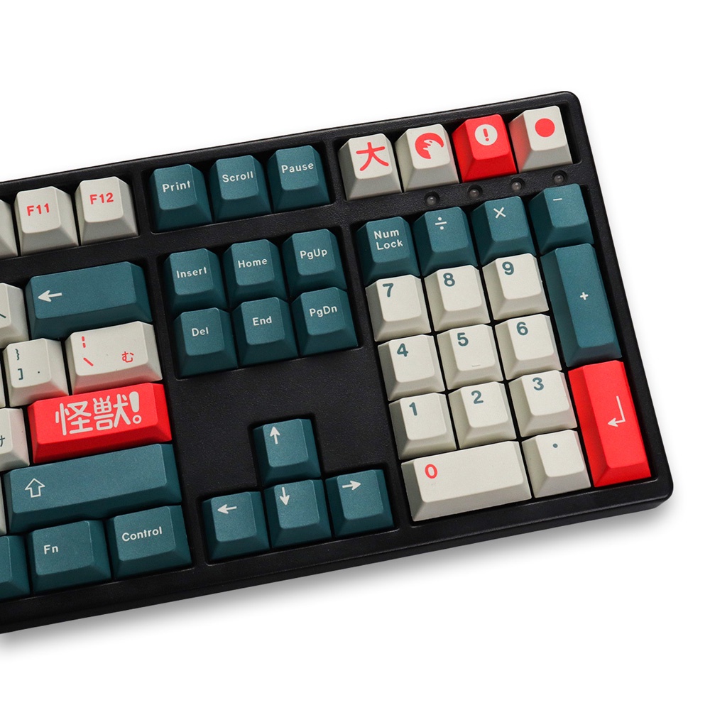 130 Keys GMK Kaiju PBT Cherry Profile DYE-SUB Keycaps For Mechanical ...