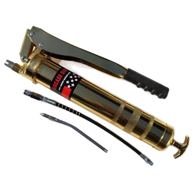 ☇☄Highpressure manual grease gun double pressure rod heavyduty self