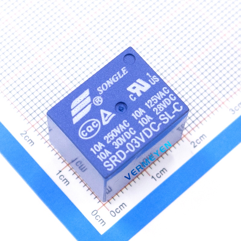 20pcs SONGLE SRD-48VDC-SL-C 48VDC 5-Pin Relay – Original, New