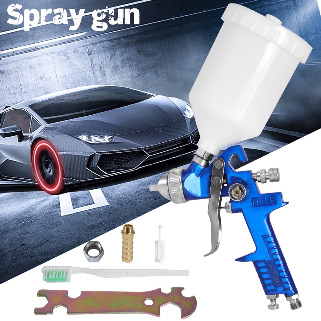 WenXing 1.4/1.7/2.0mm 600ml HVLP Spray Gun Hair Paint Guns For Car ...