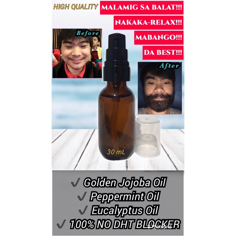 Beard Oil 30ml100ml Golden Jojoba Shopee Philippines