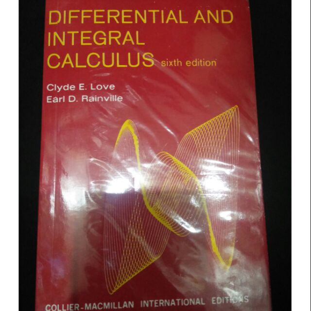 Differential and Integral Calculus(Love and Rainville) Shopee Philippines