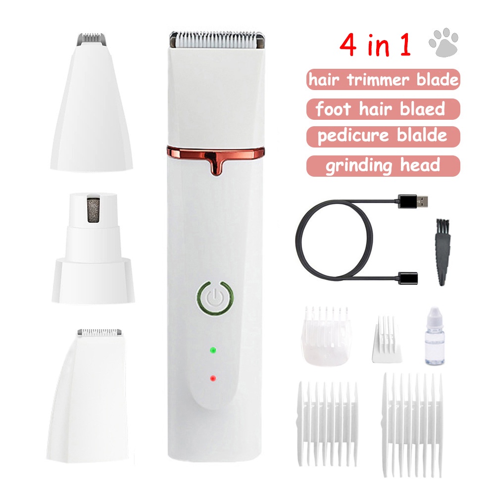 4in1 Pet Dog Razor Hair Trimmer for Dogs , Multifunctional, Trimming ...