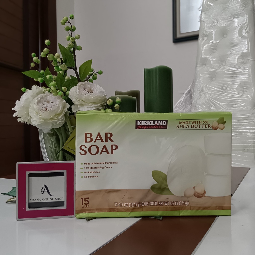 Kirkland Bar Soap made w/ 5 Shea Butter x l 15 bars Shopee Philippines