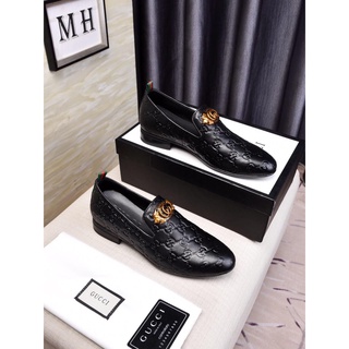 Kasut Gucci Leather, Men's Fashion, Footwear, Dress shoes on Carousell