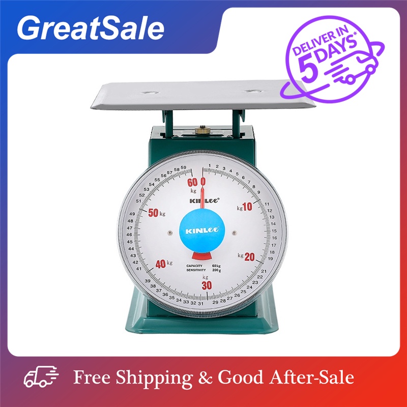 GreatSale 100KG60KG Compression Spring Balance Weighing Scale Flat