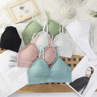 Seamless Wrap Bust Back Sling Back Breasted Unwired Sports Bra | Shopee ...