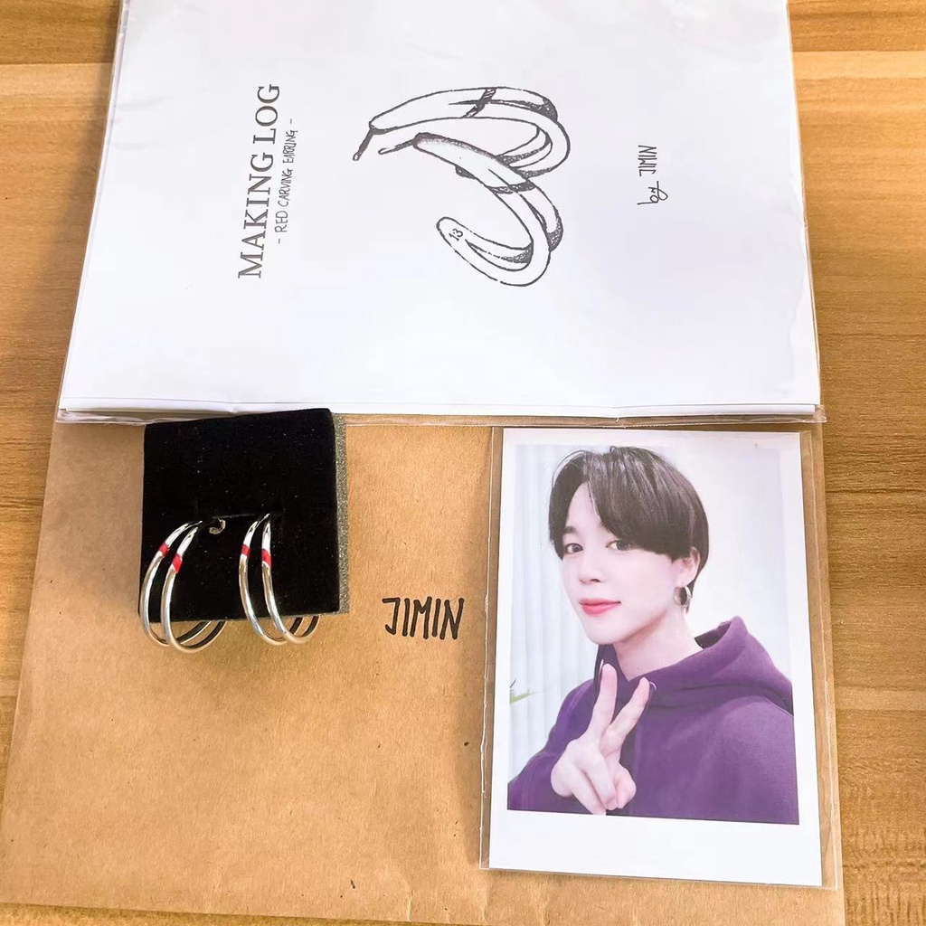 High Quality ARTIST-MADE COLLECTION MERCH By BTS Jimin Red Carving