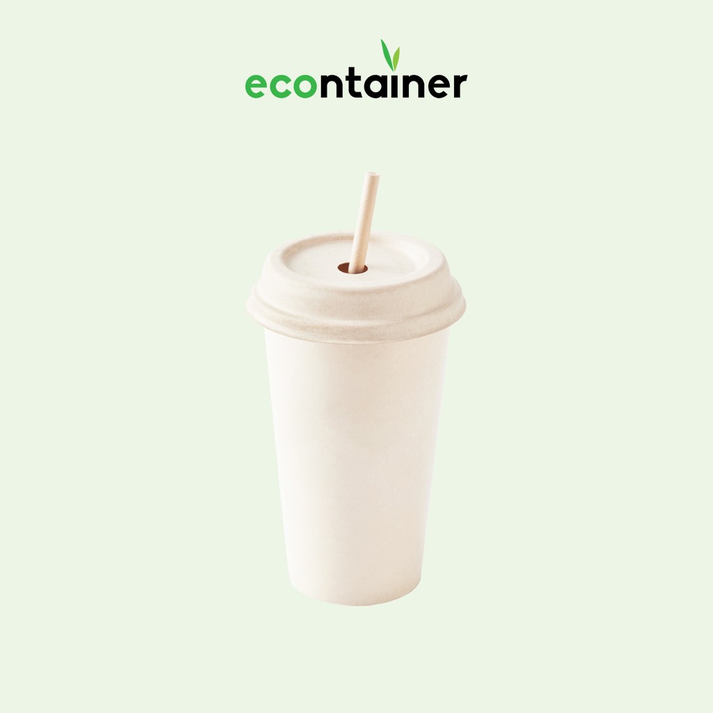 Econtainer C008 16oz Sugarcane Bagasse Cold Cup Compostable and Eco ...