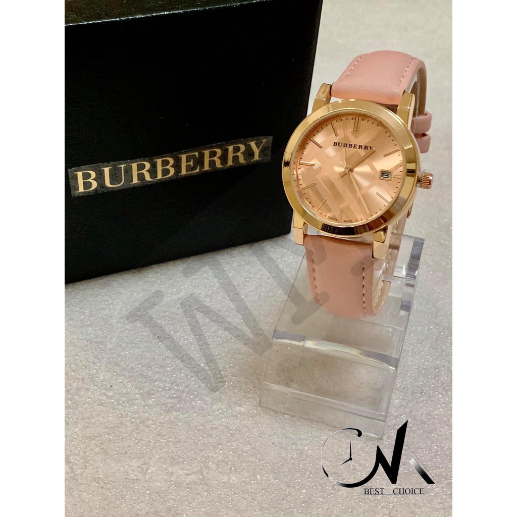 Burberry rose deals gold watch sale