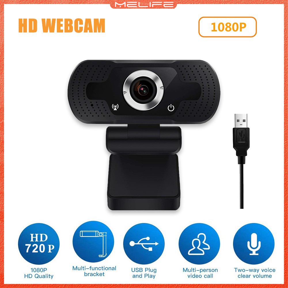 X6 HD 1080P Webcam USB Web Cam Rotatable Computer Camera with Mic For ...