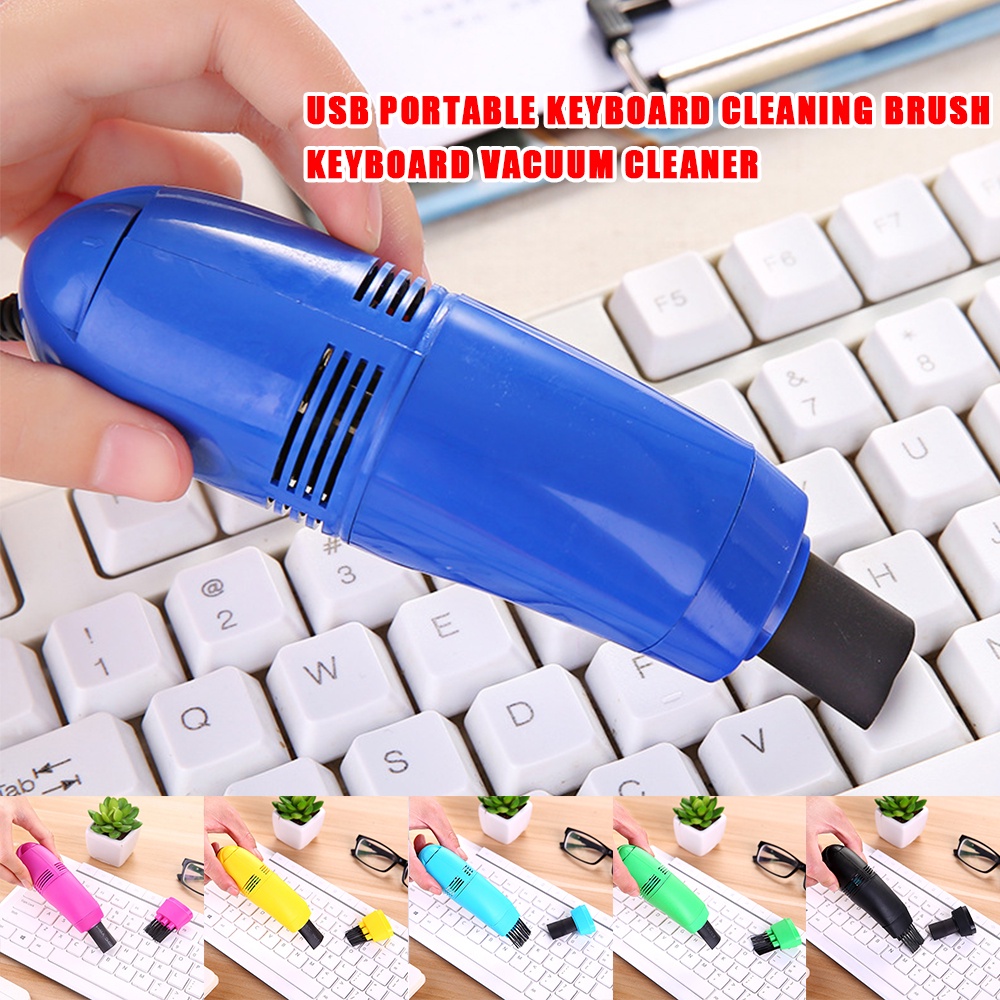 Mini USB Vacuum Keyboard Cleaner Dust Collector Laptop Brush Computer ...