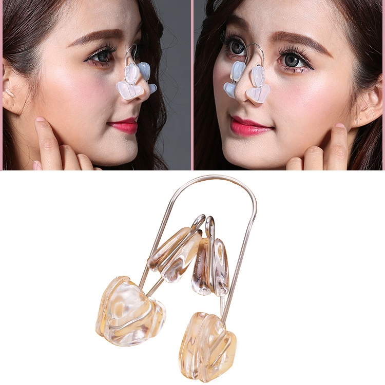 6Pcs/Set Beauty Nose Clip Nose Up Lifting Shaping Clip Corrector Massage Tool Clipper Shaper Bridge Straightening No Pain 3 Size