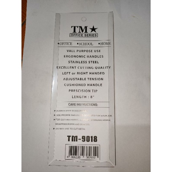 TM Multi-Purpose Scissor / Scissors Big Size 8