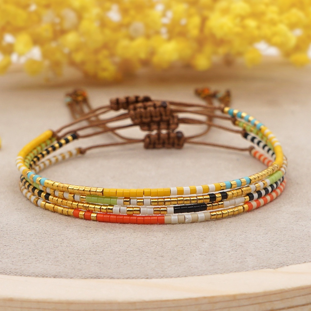 NANA 2022 Spring/summer New Simple Imitation MIYUKI Rice Beads Handmade ...