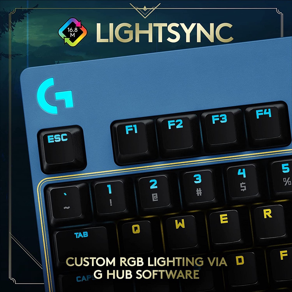 Logitech G Pro Mechanical Keyboard League Of Legends Edition | Shopee ...