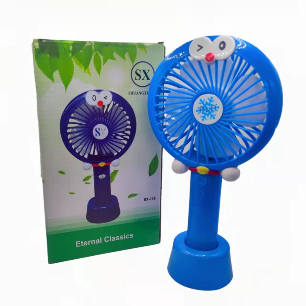 Hello Kitty Portable Handheld Rechargeable Personal Fan with stand