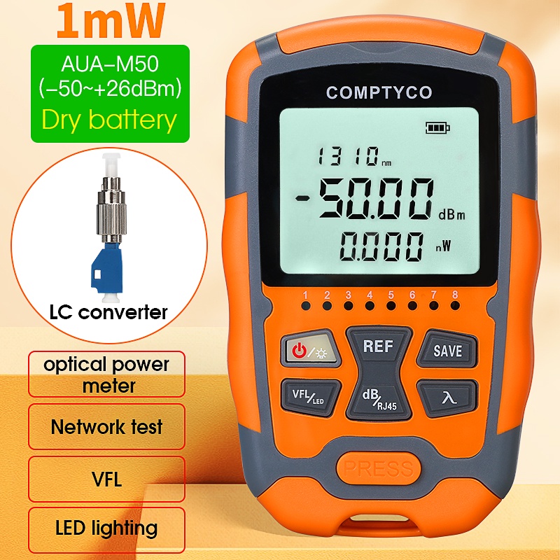 Comptyco Aua M Mini In Multifunction Optical Power Meter Visual