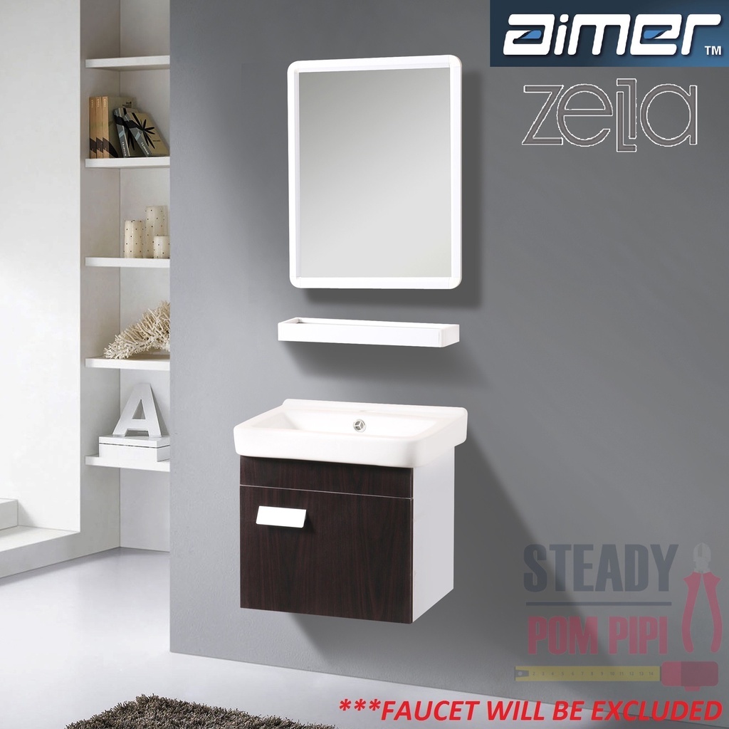 AMCH7312 AIMER BATHROOM SET / ZELLA TOILET MIRROR / BASIN TANDAS