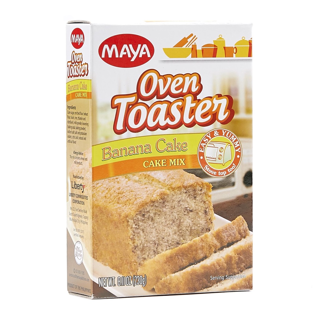 MAYA Oven Toaster Banana Cake Mix 230g Shopee Philippines
