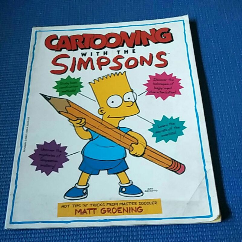 Cartooning with the Simpsons ~ Art Drawing Book | Shopee Philippines