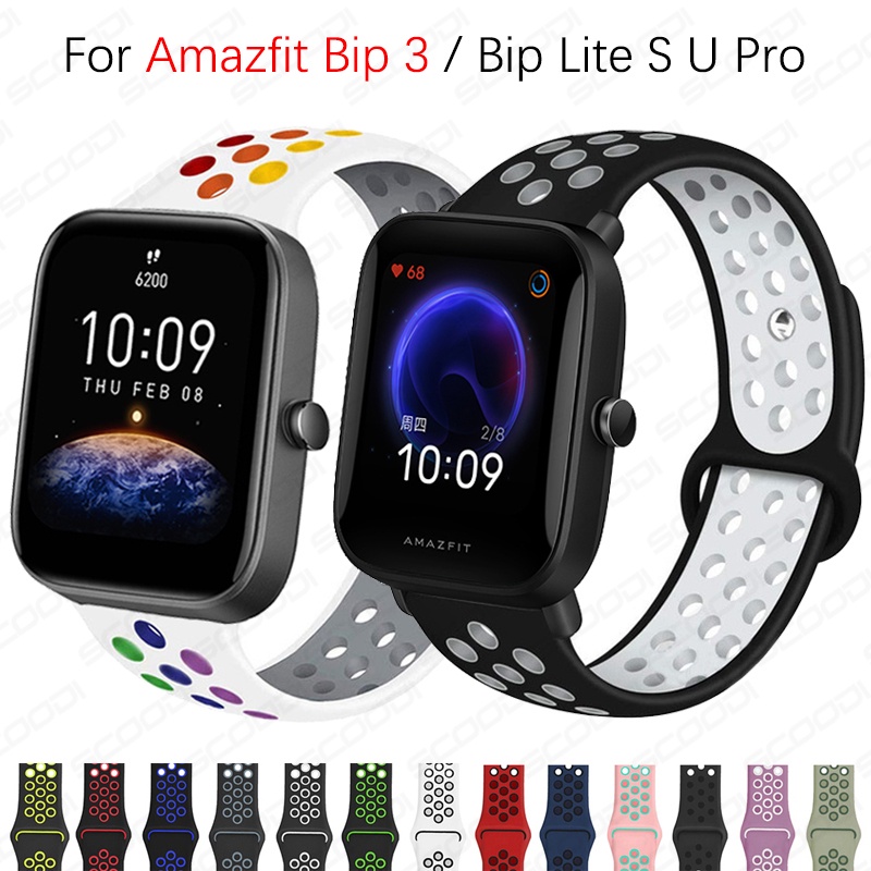 Strap Soft Silicone Band For Xiaomi Huami Amazfit Bip 3 Bip Lite S U pro Shopee Philippines