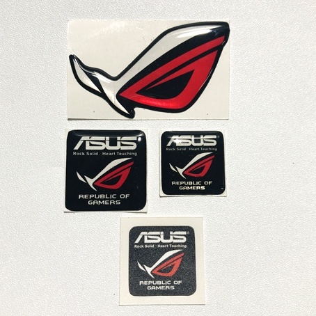 Asus ROG Emblem Embossed Flexible Sticker Laptop Skin Sticker Laptop 