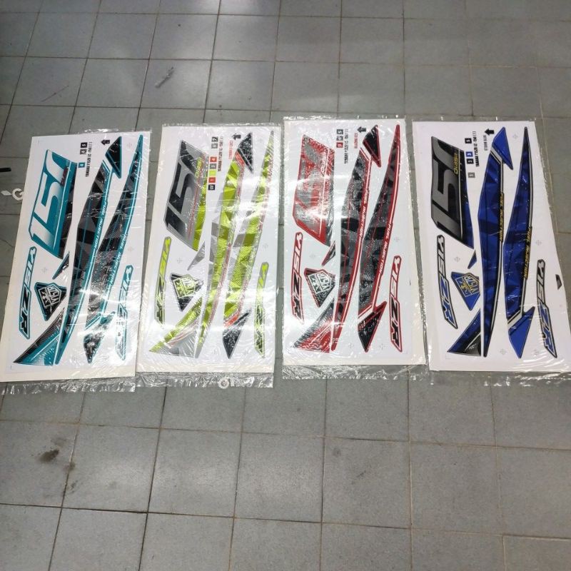 stiker sticker body cover set (7) yamaha y15zr y15 ysuku lc150 y15zr v2 ...