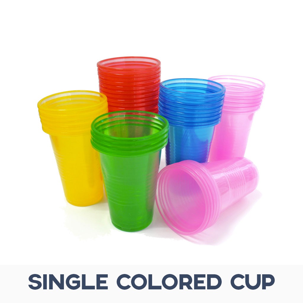 Colored disposable best sale cups