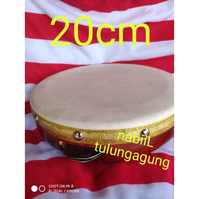 20cm tambourine Hadrah musical instrument | Shopee Philippines