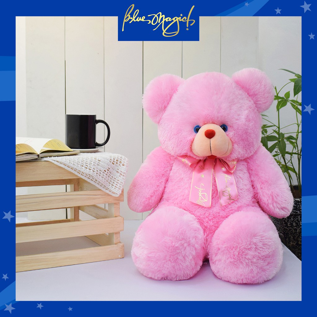 Blue Magic Stringbean Jr. Large Pink Bear Stuffed Toy Shopee Philippines