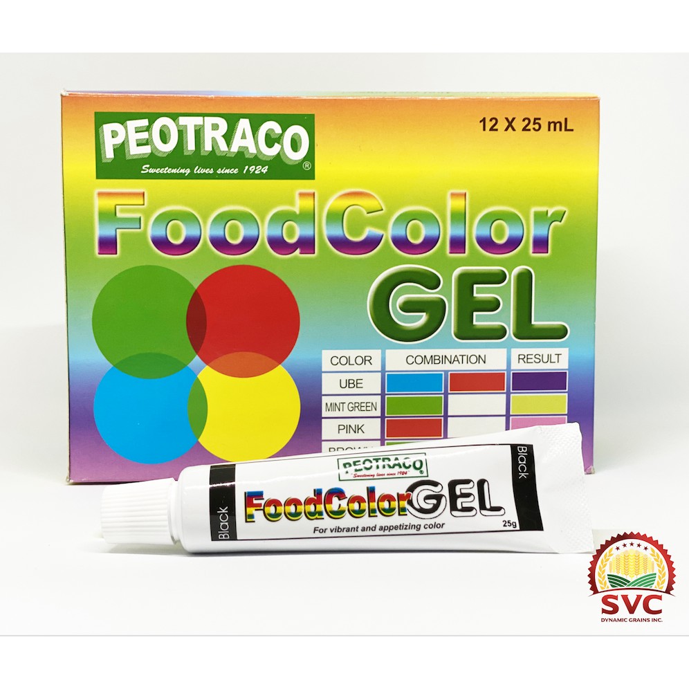 Peotraco Food Color Gel 25G Shopee Philippines