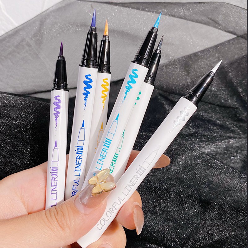 【Ready Stock】Xixi Eyeliner Pen Colour Liquid Eyeliner Pencil White