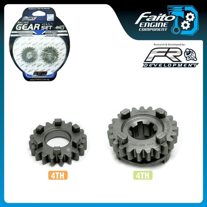 FAITO Gear Set Gear Unit Ratio Jupiter Z 110 (5TP) / Old Jupiter/ Vega ...